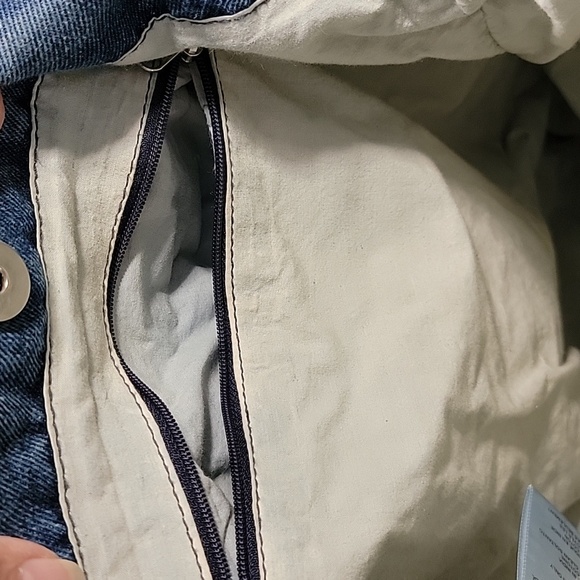 BDG Logo Washed Denim Tote Bag, Gently Used Condition - Picture 5 of 11